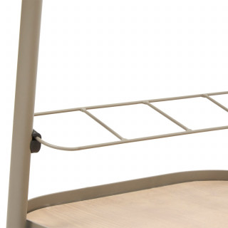 Desserte de jardin à roulettes en aluminium EASINESS - Café