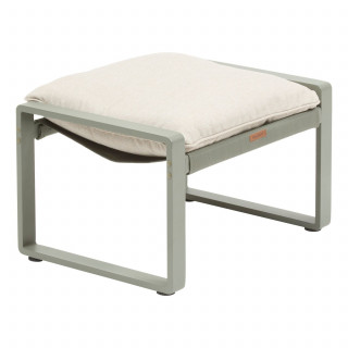 Fauteuil de jardin en aluminium avec repose-pieds LAMBINIO - Laurier