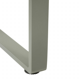 Fauteuil de jardin en aluminium avec repose-pieds LAMBINIO - Laurier