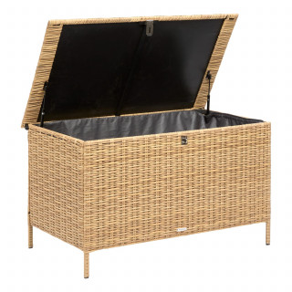 Coffre rangement de jardin BAYANA - 300 L - Marron