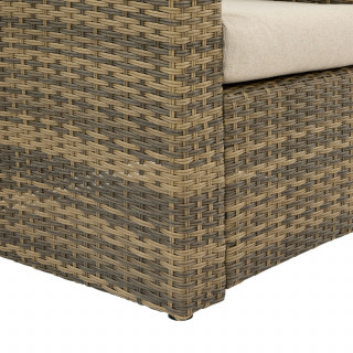 Fauteuil de jardin en aluminium et résine SELENIM - Naturae