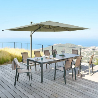 Toile de rechange pour parasol MELHIA - 4 x 3 m - Laurier