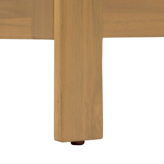 Coffre rangement de jardin en acacia LODGIA - 165 L - Marron