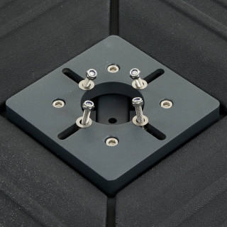 Pied de parasol à remplir SOLIVIO - Graphite