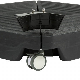 Pied de parasol à remplir SOLIVIO - Graphite