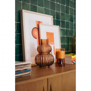Lot de 2 cadres photo EVA - 40 x 50 cm - Naturel