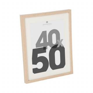 Lot de 2 cadres photo EVA - 40 x 50 cm - Naturel