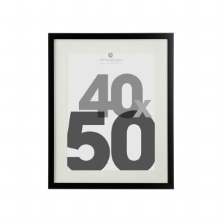Lot de 2 cadres photo EVA - 40 x 50 cm - Noir