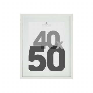 Lot de 2 cadres photo EVA - 40 x 50 cm - Blanc