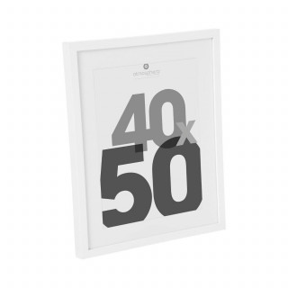 Lot de 2 cadres photo EVA - 40 x 50 cm - Blanc
