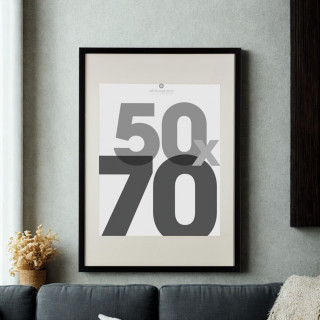 Lot de 2 cadres photo EVA - 50 x 70 cm - Noir