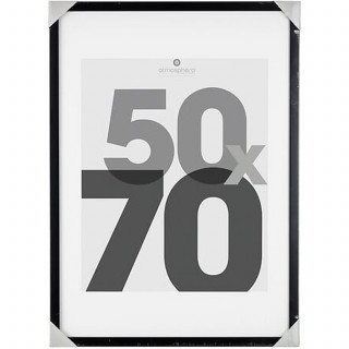 Lot de 2 cadres photo EVA - 50 x 70 cm - Noir