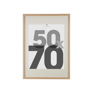 Lot de 2 cadres photo EVA - 50 x 70 cm - Beige