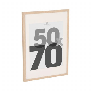Lot de 2 cadres photo EVA - 50 x 70 cm - Beige