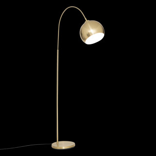 Lampadaire arc en acier FLORIS - H. 177 cm - Doré