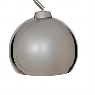 Lampadaire arc en acier FLORIS - H. 177 cm - Argent
