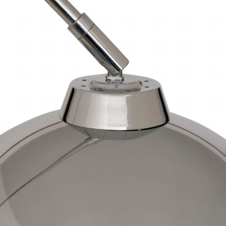 Lampadaire arc en acier FLORIS - H. 177 cm - Argent