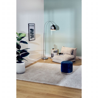 Lampadaire arc en acier FLORIS - H. 177 cm - Argent