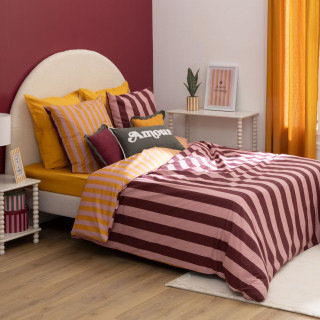 Etagère 2 niveaux à pieds tressés CHAMLO - Ivoire