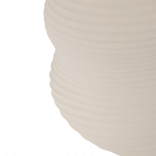 Table à café torsadée ronde SADDLE - Beige