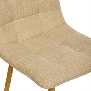 Lot de 2 tabourets de bar SIRAC - Beige