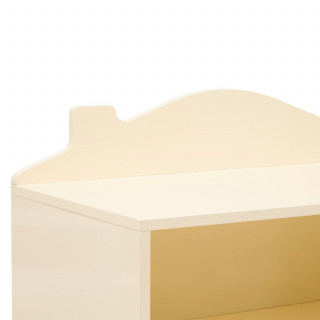 Bibliothèque enfant 2 portes et 1 niche BOULI - Beige
