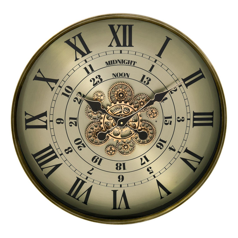 Horloge effet rétro MICHEL - Vert