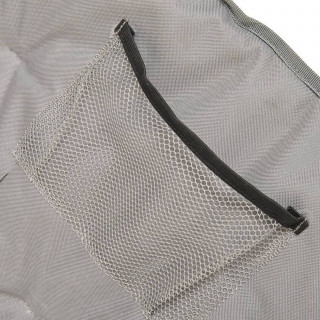 Fauteuil de camping pliant matelassé - Gris