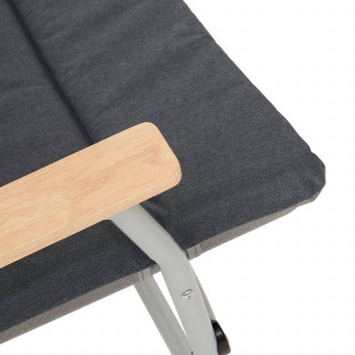 Chaise de camping pliante - Gris