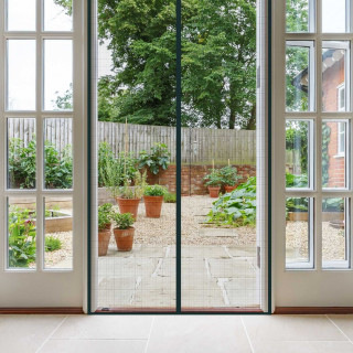 Moustiquaire aimantée pour porte-fenêtre - 100 x 200 cm