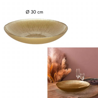 Saladier en verre MIRAGE - Or