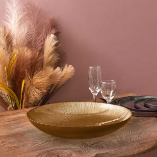 Saladier en verre MIRAGE - Or
