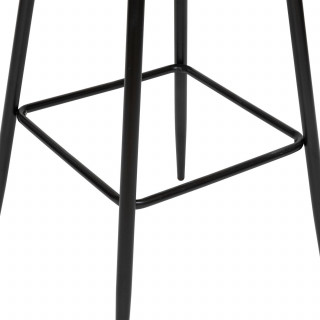 Lot de 2 chaises de bar rembourrées SIRAC - Gris