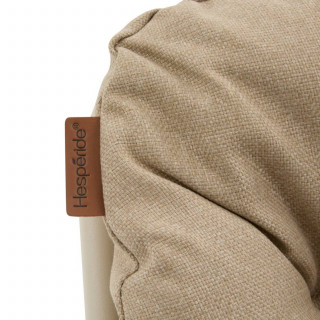 Salon de jardin en aluminium 2 places PAOPAO - Beige et argile