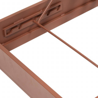 Lit de piscine en aluminium ALLURE - Acajou