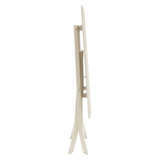 Table de jardin pliante carrée 2 places AZUA - Epeautre et argile