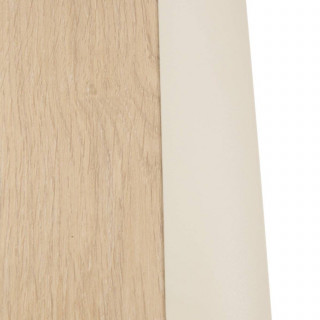 Table de jardin pliante carrée 4 places AZUA - Epeautre et argile