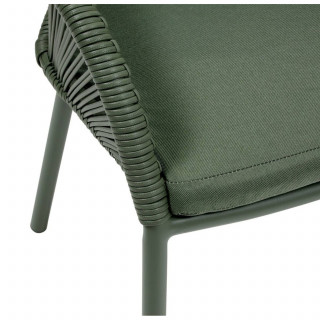 Fauteuil de jardin empilable en aluminium ORYON - Laurier