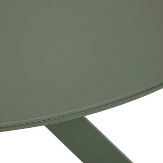 Table de jardin ronde en aluminium 6 places ORYON - Laurier