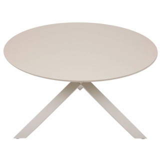 Table de jardin ronde en aluminium 6 places ORYON - Argile