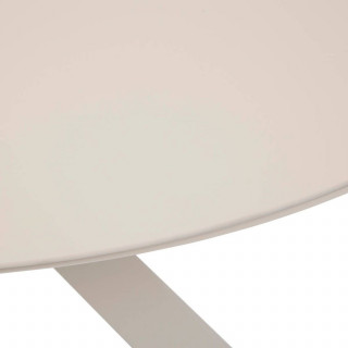 Table de jardin ronde en aluminium 6 places ORYON - Argile