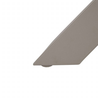 Table de jardin ronde en aluminium 6 places ORYON - Café