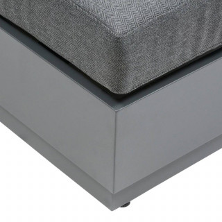 Lit de piscine en aluminium 2 places ALLURE - Graphite