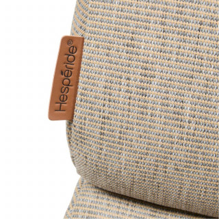 Fauteuil relax de jardin avec repose pieds SOLANI - Acajou