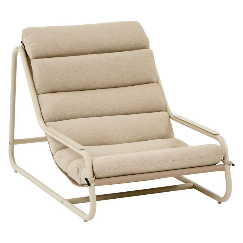 Fauteuil de jardin en acier CELESTAM - Argile