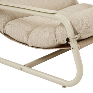 Fauteuil de jardin en acier CELESTAM - Argile