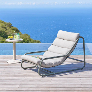 Fauteuil de jardin en acier CELESTAM - Vert Laurier