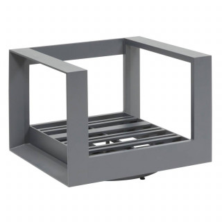 Fauteuil de salon de jardin rotatif ALLURE - Gris Graphite