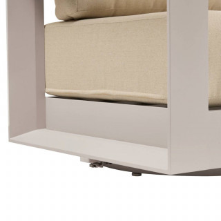 Fauteuil de salon de jardin rotatif ALLURE - Avoine