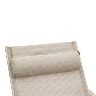 Transat en aluminium et texaline OSMALA - Beige et argile